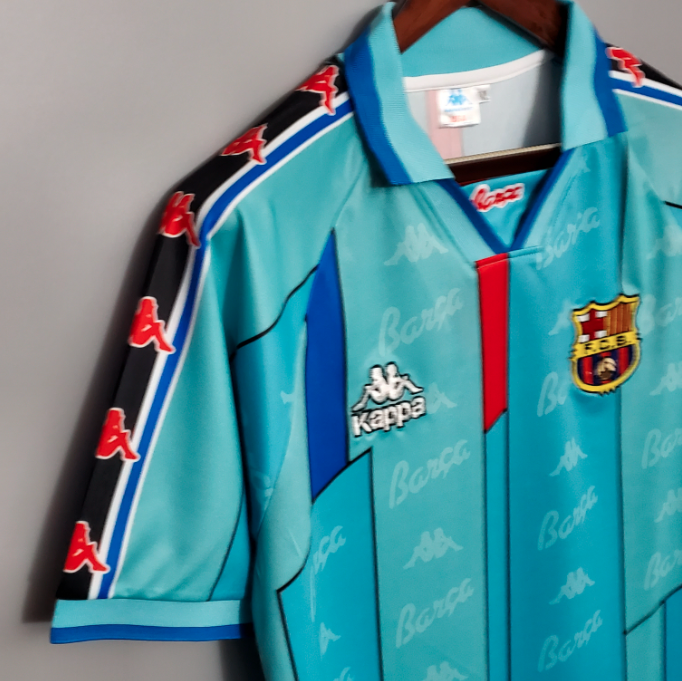 Camisa Barcelona - Retrô | 96/97 - (Fora)