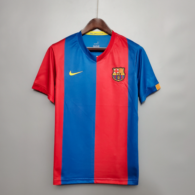 Camisa Barcelona - Retrô | 06/07 - (Casa)