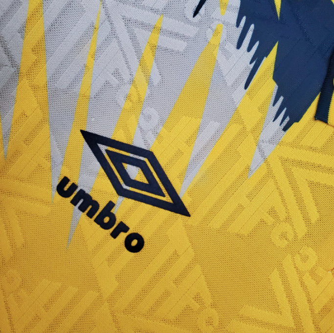 Camisa Tottenham - Retrô | 92/94 - Amarela - (Fora)