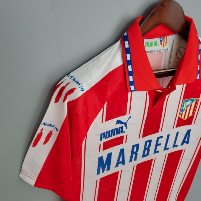 Camisa Atletico Madrid - Retrô | 94/95 - (Casa)