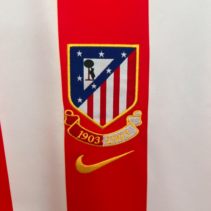 Camisa Atletico Madrid - Retrô | 03/04 - Estádio Centenário - (Casa)