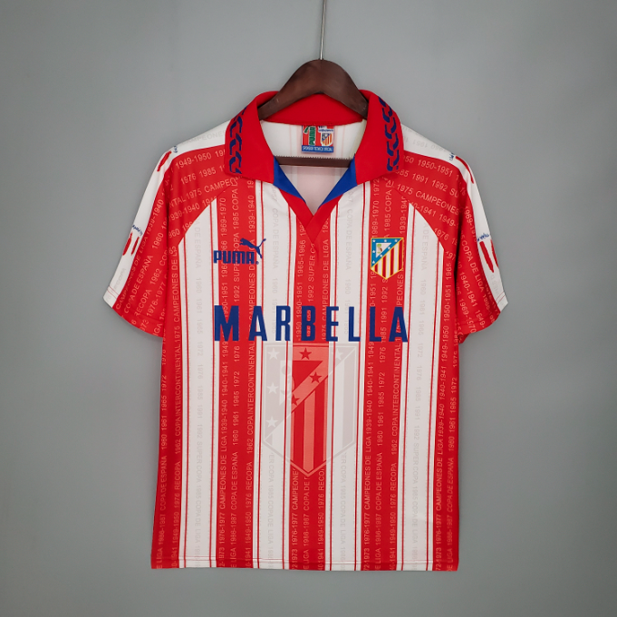 Camisa Atletico Madrid - Retrô | 95/96 - (Casa)