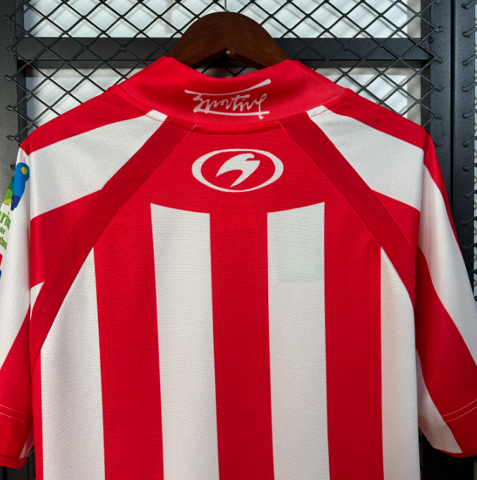 Camisa Sporting Gijon - Retrô | 08/09 - Tamanho da Casa