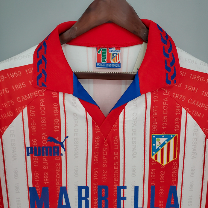 Camisa Atletico Madrid - Retrô | 95/96 - (Casa)