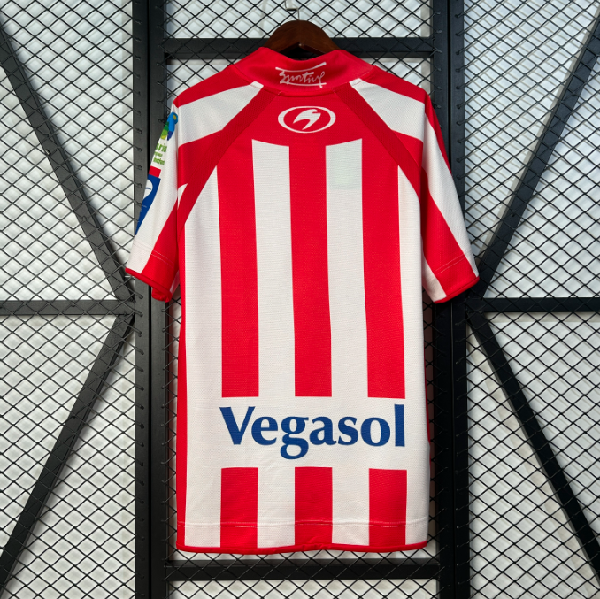 Camisa Sporting Gijon - Retrô | 08/09 - Tamanho da Casa