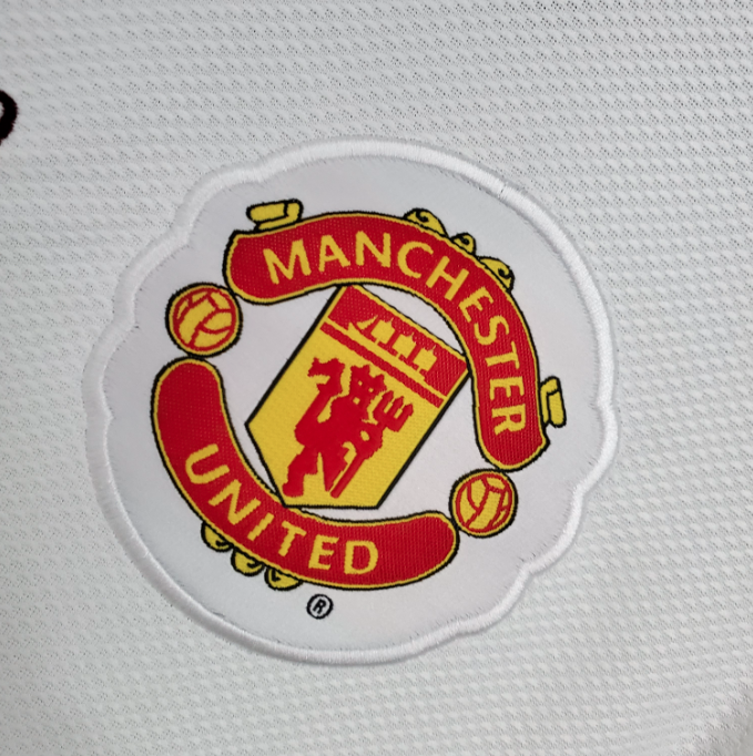 Camisa Manchester United - Retrô | 08/09 - Edição da liga - Branca - (Fora)