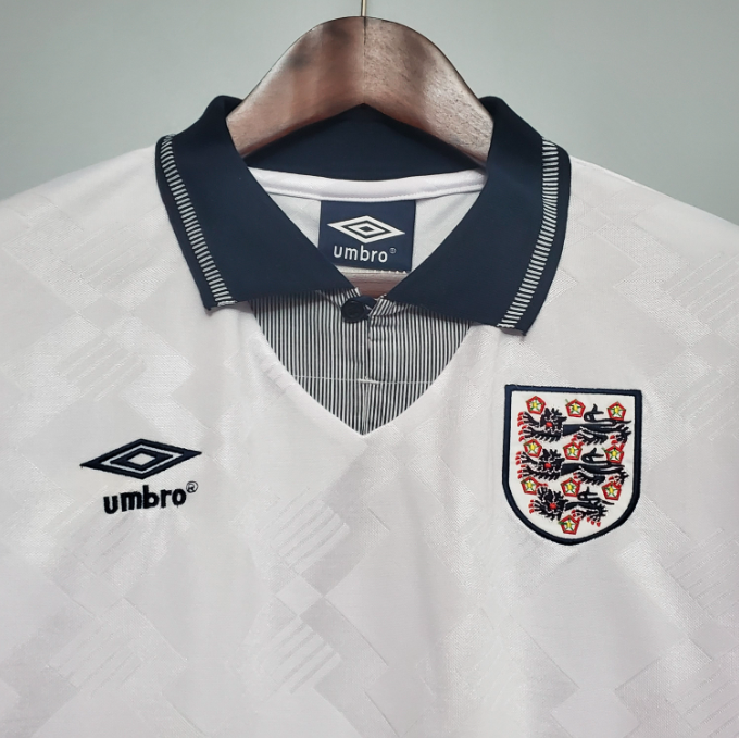 Camisa Inglaterra - Retrô | 1990 - (Casa)