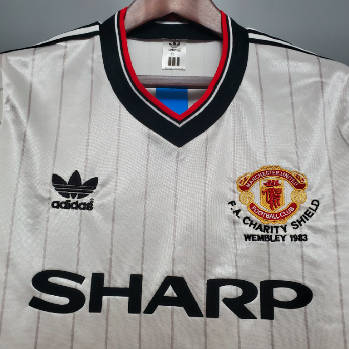 Camisa Manchester United - Retrô | 1983 - (Fora)