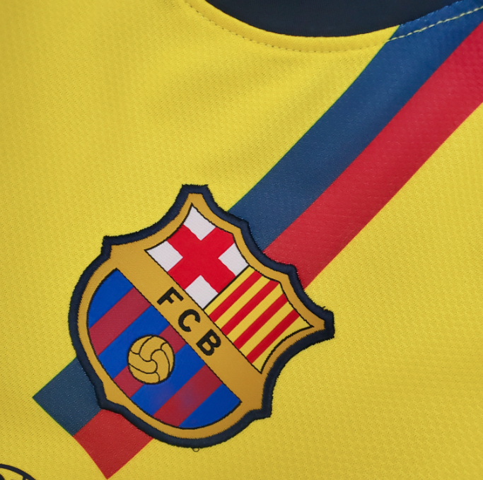 Camisa Barcelona - Retrô | 08/09 - (Fora)
