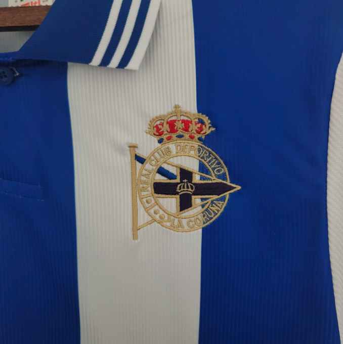 Camisa Deportivo de La Coruna - Retrô | 99/00 - (Casa)