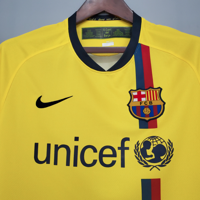 Camisa Barcelona - Retrô | 08/09 - (Fora)
