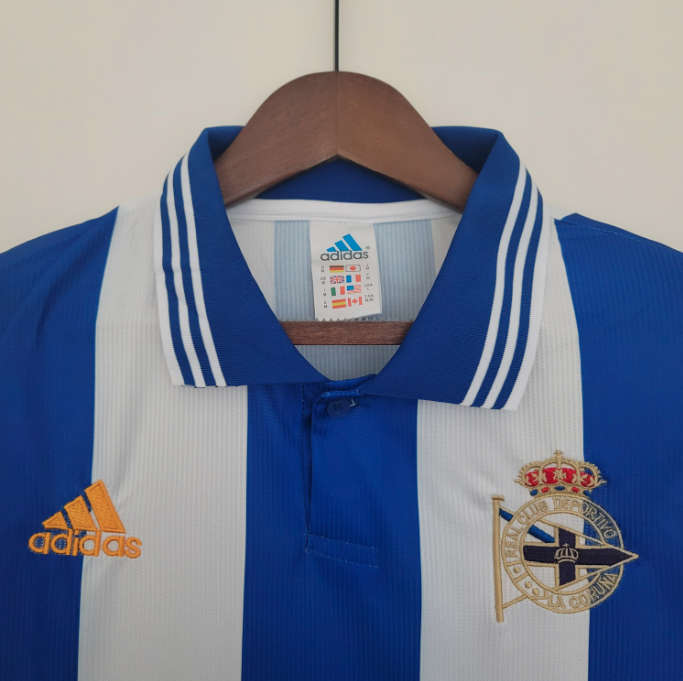 Camisa Deportivo de La Coruna - Retrô | 99/00 - (Casa)