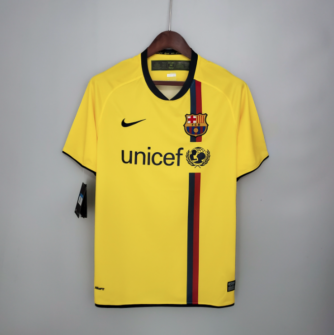 Camisa Barcelona - Retrô | 08/09 - (Fora)