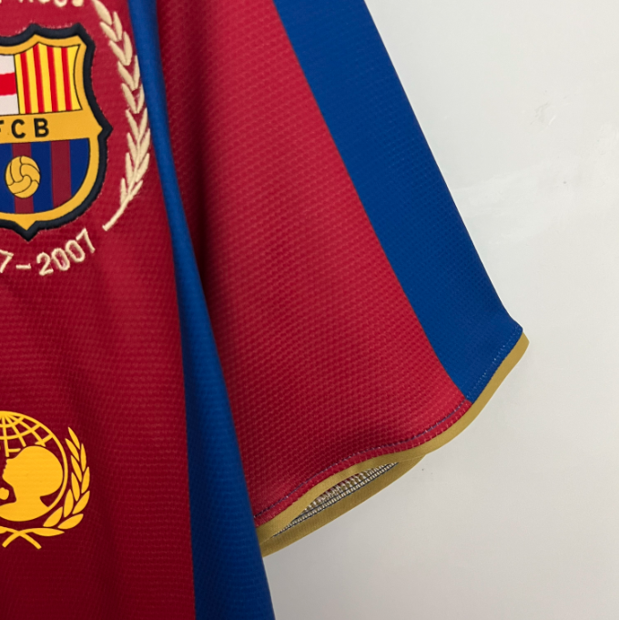 Camisa Barcelona - Retrô | 07/08 - (Casa)