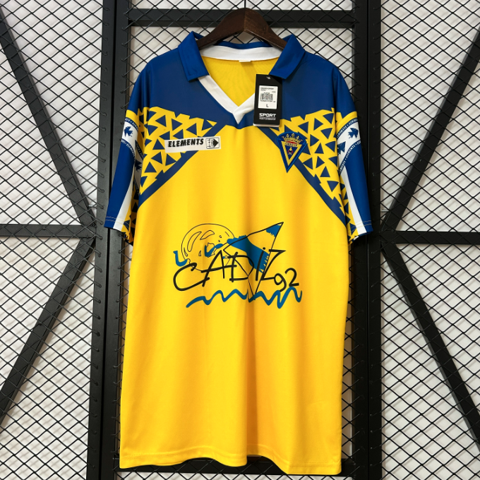 Camisa Cadiz - Retrô | 91/92 - (Casa)